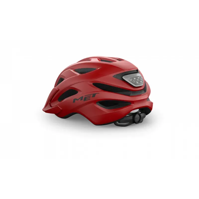 Met Crossover Uni Helmet in Red-2
