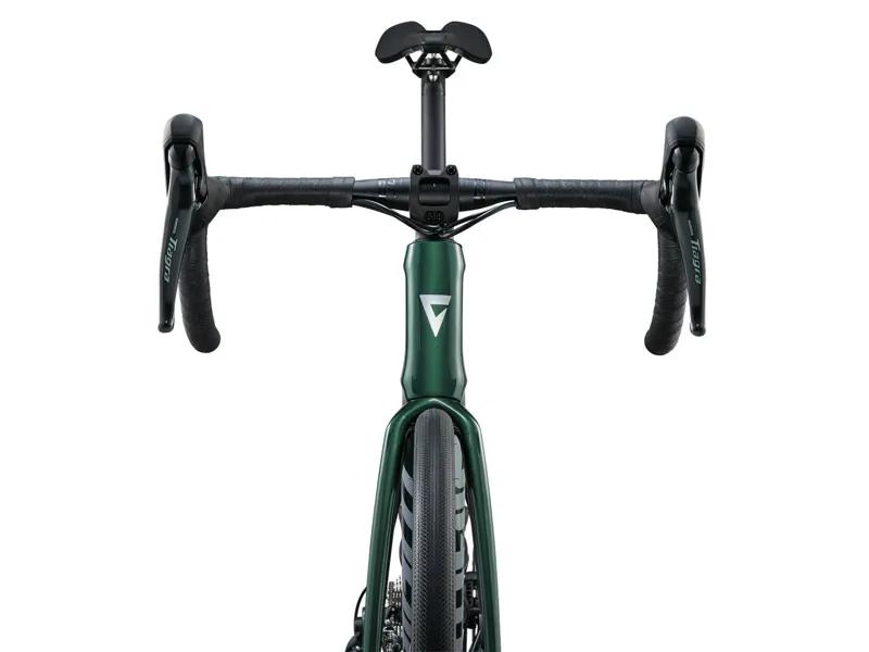 2024 Giant Defy Advanced 3 Mens Road Bike in Green/Silver-5