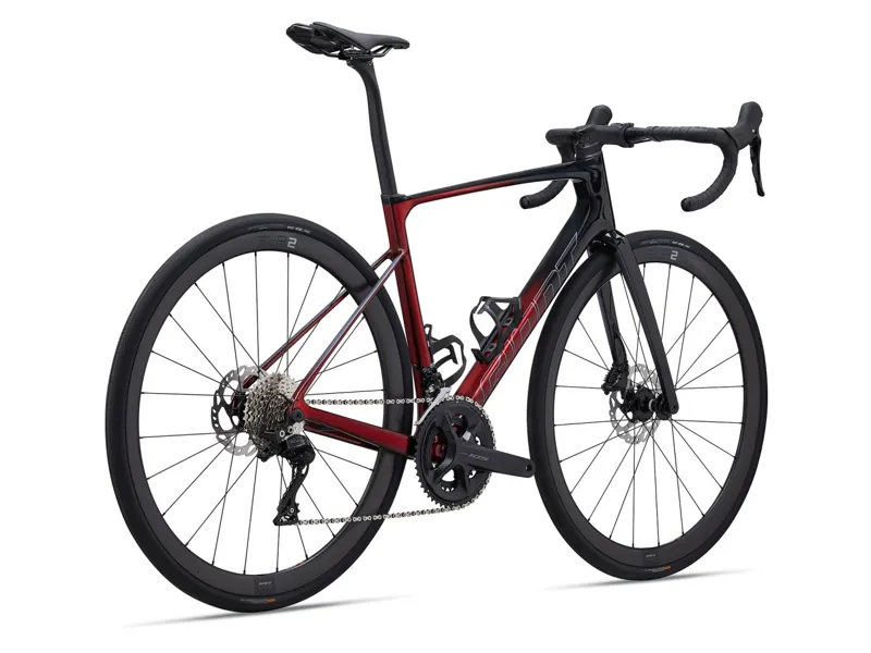 2024 Giant Defy Advanced Pro 2 Mens Road Bike in Black/Red-1