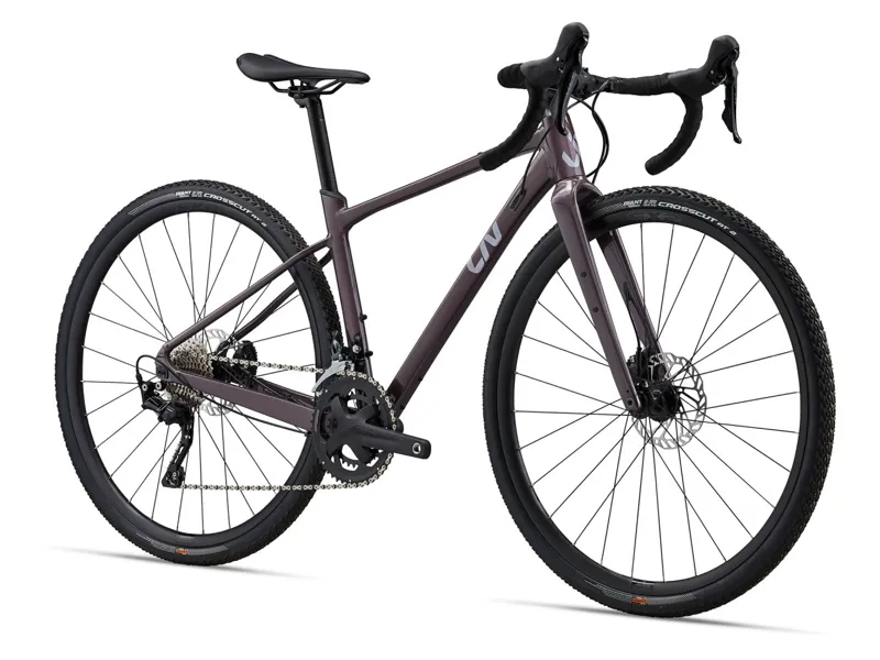 2024 Liv Devote 1 Womens Gravel Bike in Purple-1