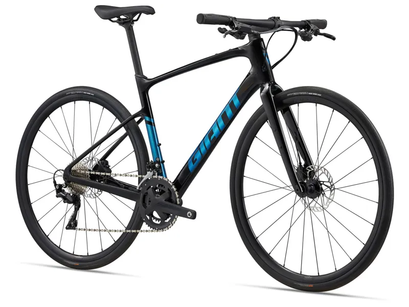 2024 Giant FastRoad Advanced 1 Hybrid Bike in Black-1