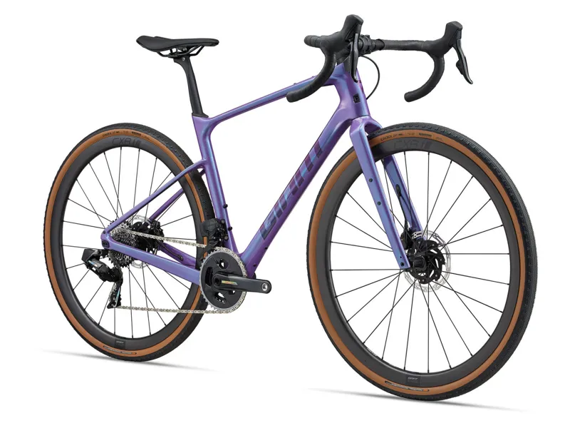 2024 Giant Revolt Advanced Pro 0 Mens Gravel Bike In Purple Medium-1