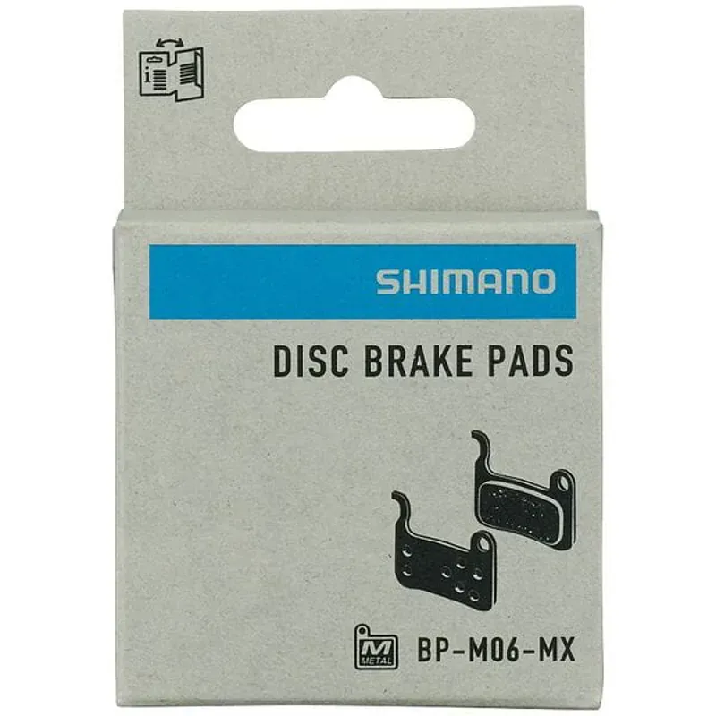BRBX M06 Metal Pad spg Steel Back Black pair-1