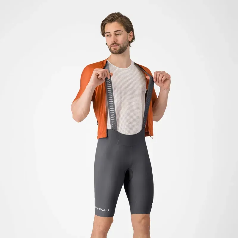 Castelli Espresso 2 Bib Shorts in Smoky Grey