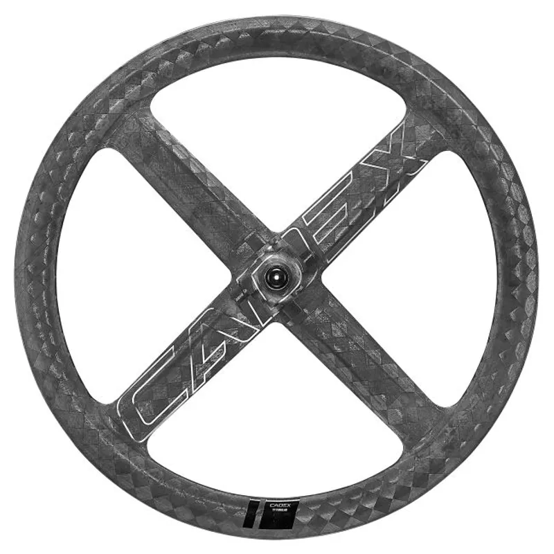 Cadex Aero 4 Spoke Tubular 700c Front Wheel in Black