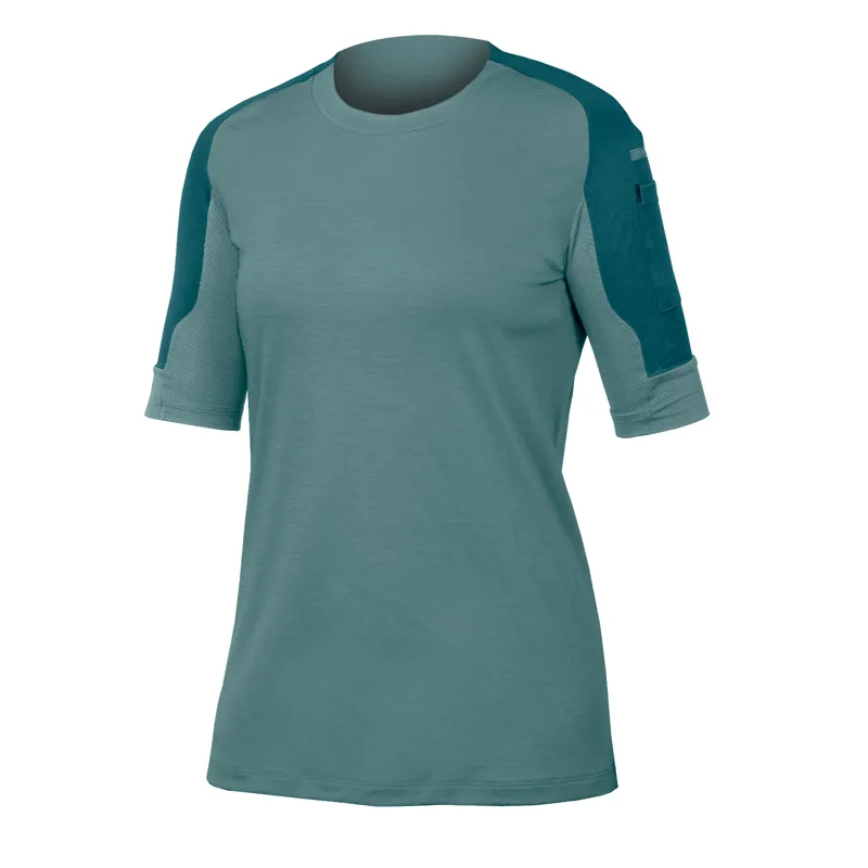 Endura Women's GV500 S/S Jersey in Spruce Green