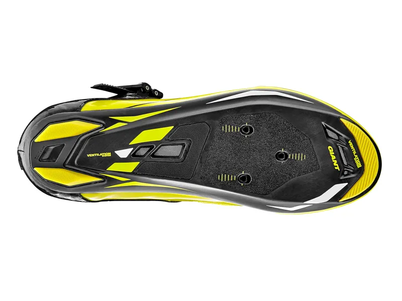 2018 Giant Phase Composite Road Shoe in Yellow-1