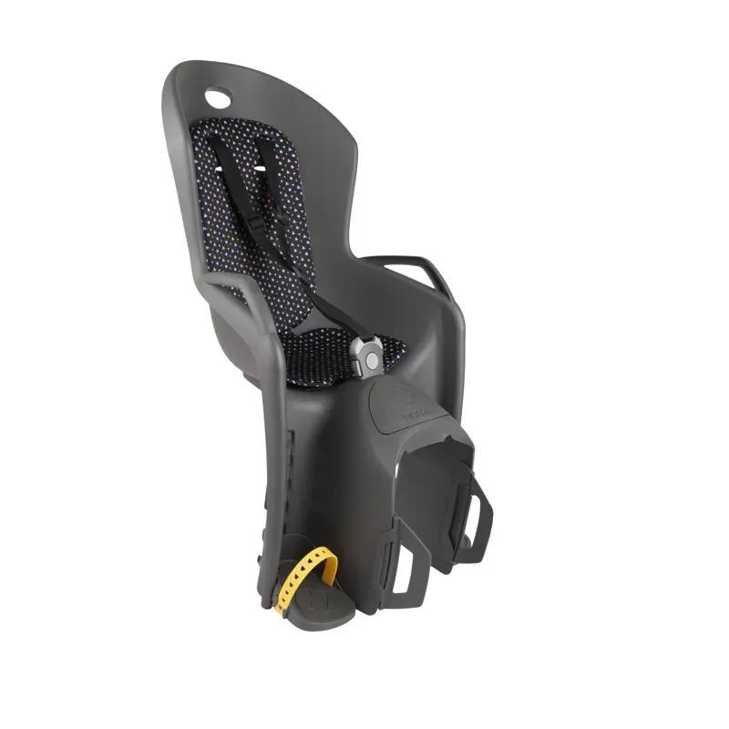 Hamax Amiga Pannier Rack Mounted Child Bike Seat 2022: DARK GREY size