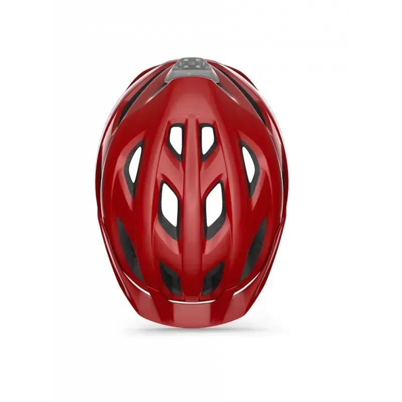 Met Crossover Uni Helmet in Red-3