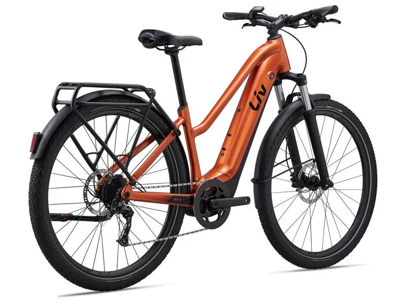2024 Liv Amiti-E+ 2 Womens Electric Hybrid Bike in Orange-1