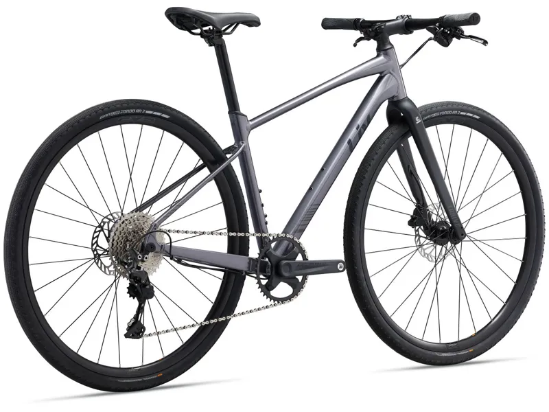 2024 Liv Thrive 1 Womens Hybrid Bike in Grey-2
