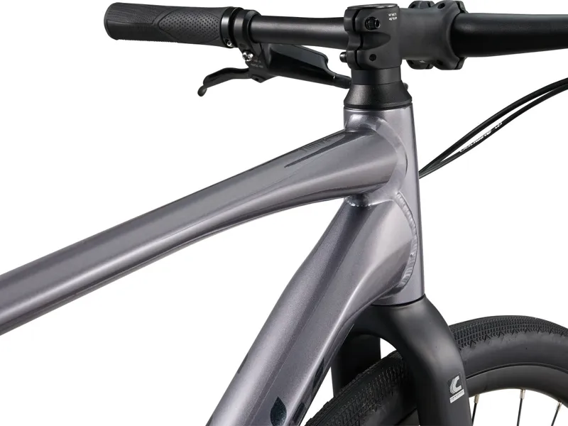 2024 Liv Thrive 1 Womens Hybrid Bike in Grey-4