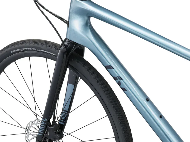 2024 Liv Thrive Advanced 1 Womens Hybrid Bike in Blue-4
