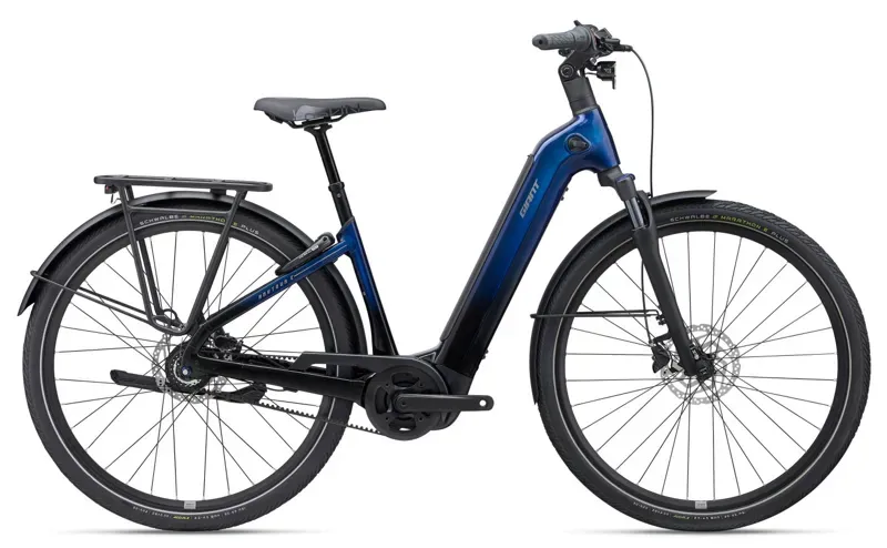 2024 Giant AnyTour E+ 3 625Wh Electric Hybrid Bike In Blue