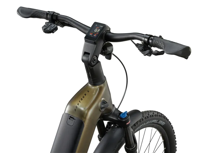 2024 Giant AnyTour X E+ 3 Electric Hybrid Bike In Brown-8