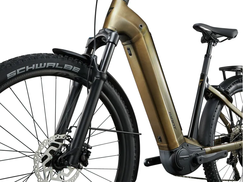 2024 Giant AnyTour X E+ 3 Electric Hybrid Bike In Brown-6