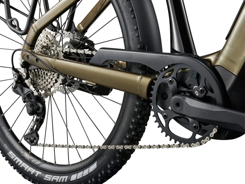 2024 Giant AnyTour X E+ 3 Electric Hybrid Bike In Brown-5