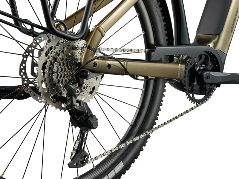 2024 Giant AnyTour X E+ 3 Electric Hybrid Bike In Brown-4