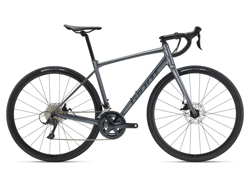 2024 Giant Contend AR 3 Mens Road Bike in Silver Charcoal
