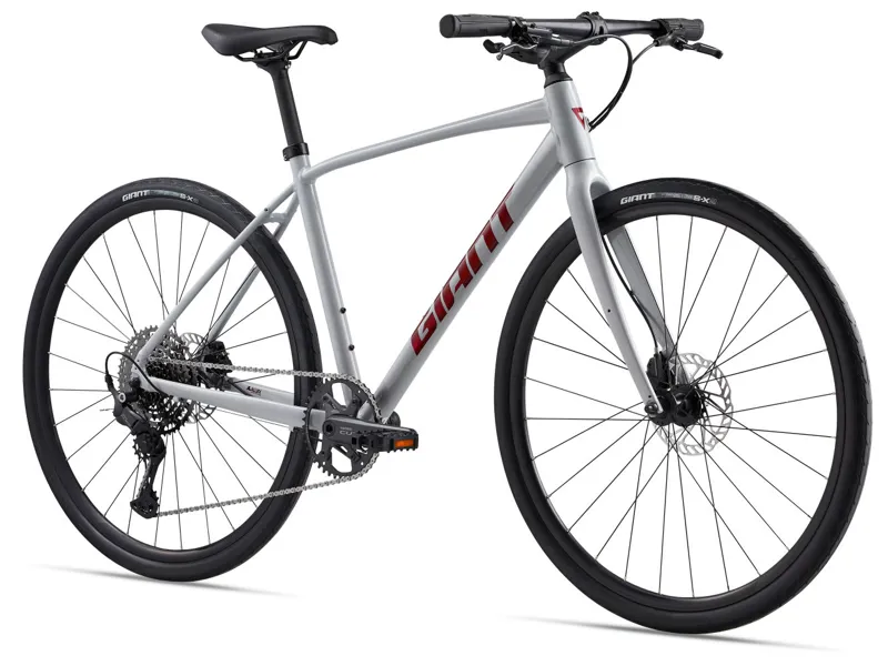 2024 Giant Escape 0 Mens Hybrid Bike Disc in Grey-1