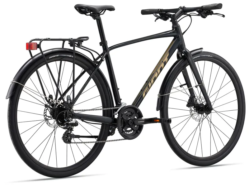 2024 Giant Escape 2 City Disc Mens Hyrbid Bike in Black-1