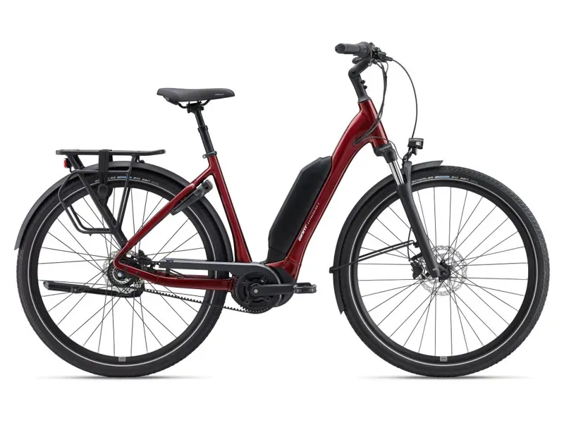2024 Giant Expression E+ 0 Electric Hybrid Bike Bike In Red