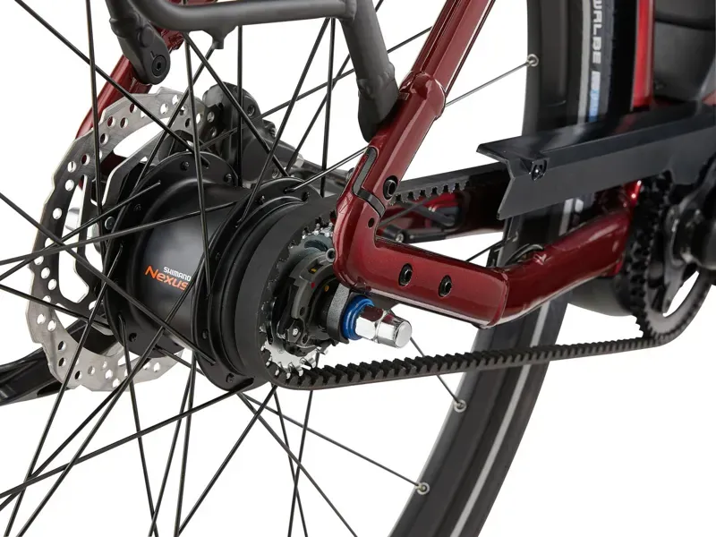 2024 Giant Expression E+ 0 Electric Hybrid Bike Bike In Red-3