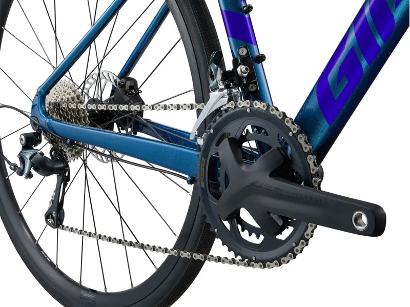 2024 Giant FastRoad 1 Mens Hybrid Bike in Blue-4