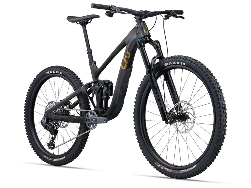 Liv Intrigue X Advanced 1 Mountain Bike In Gloss Raw Carbon/Chrome-1