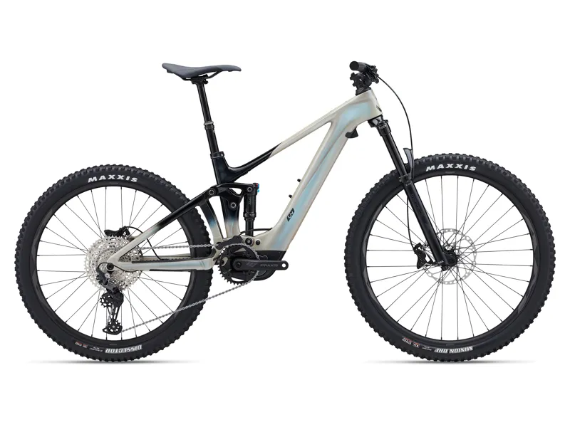 2024 Liv Intrigue X Advanced E+ EL 3 E-Mountain Bike in Silver