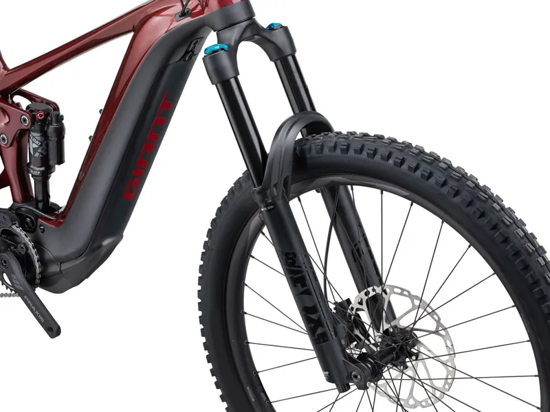 2024 Giant Reign E+ 2 Mens Electric Mountain Bike in Red-3