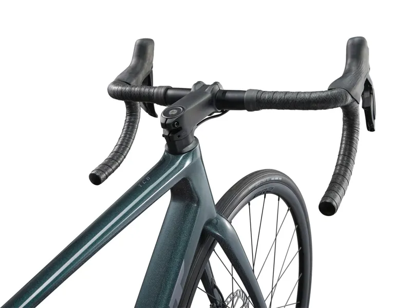 2025 Giant TCR Advanced 1 Mens Road Bike in Asphalt Green-2