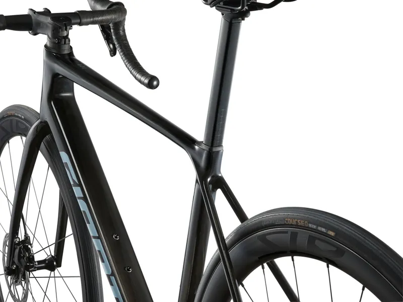 2025 Giant TCR Advanced Pro 1 AXS Mens Road Bike in Black Carbon-5