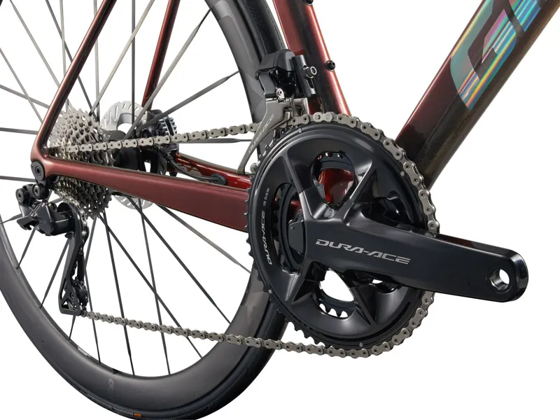 2025 Giant TCR Advanced SL 0 Mens Road Bike Dura Ace in Black/Red-4