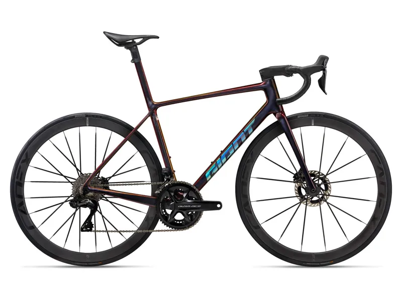 2025 Giant TCR Advanced SL 0 Mens Road Bike Dura Ace in Black/Red