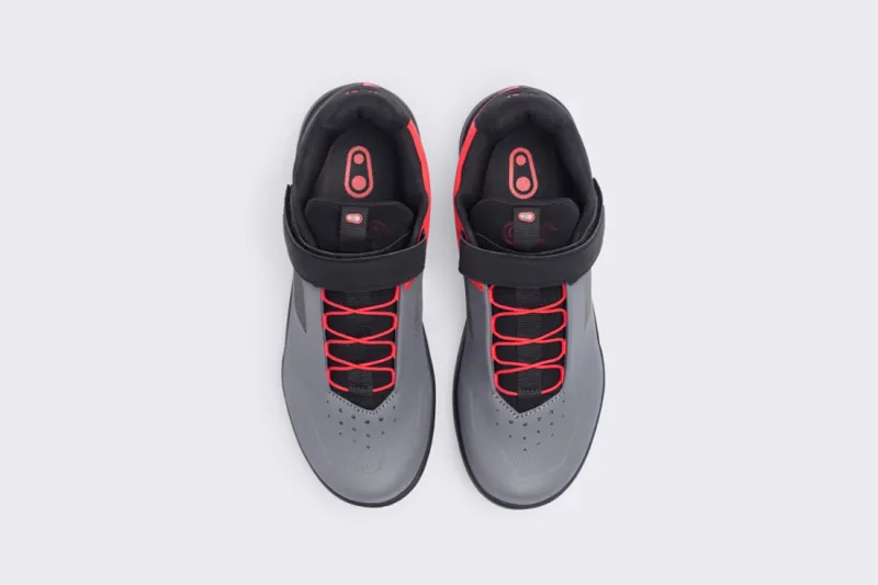 Crankbrothers Stamp Speedlace Grey/Black/Red-1