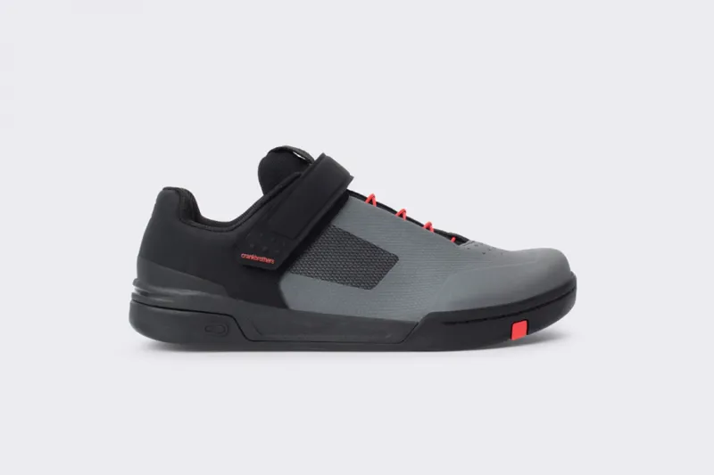 Crankbrothers Stamp Speedlace Grey/Black/Red-4