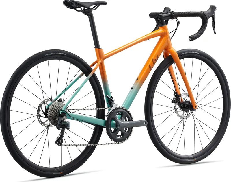 2022 Liv Avail AR 2 Womens Road Bike in Orange/Blue-1