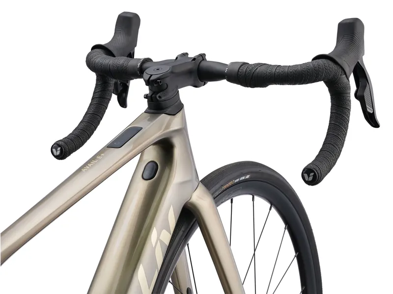 2025 Liv Avail Advanced E+ Elite 2 E-Road Bike In Golden Haze-3
