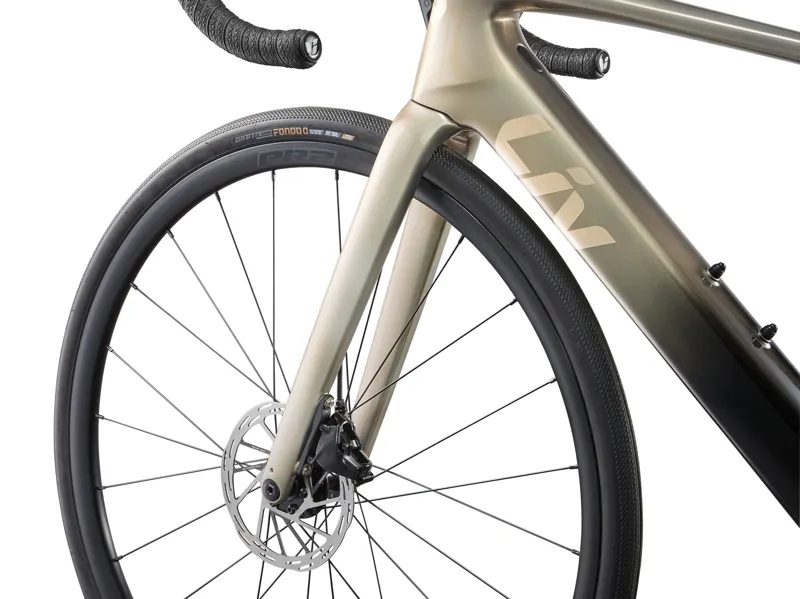 2025 Liv Avail Advanced E+ Elite 2 E-Road Bike In Golden Haze-5