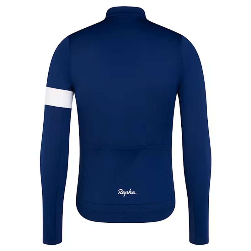 Rapha Men's Core Thermal Long Sleeve Jersey in Navy-1