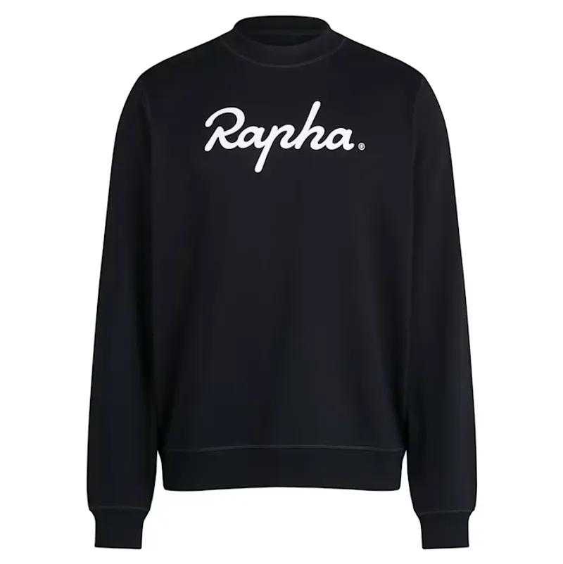 Rapha Men's Cotton Sweatshirt in Black Largo Logo