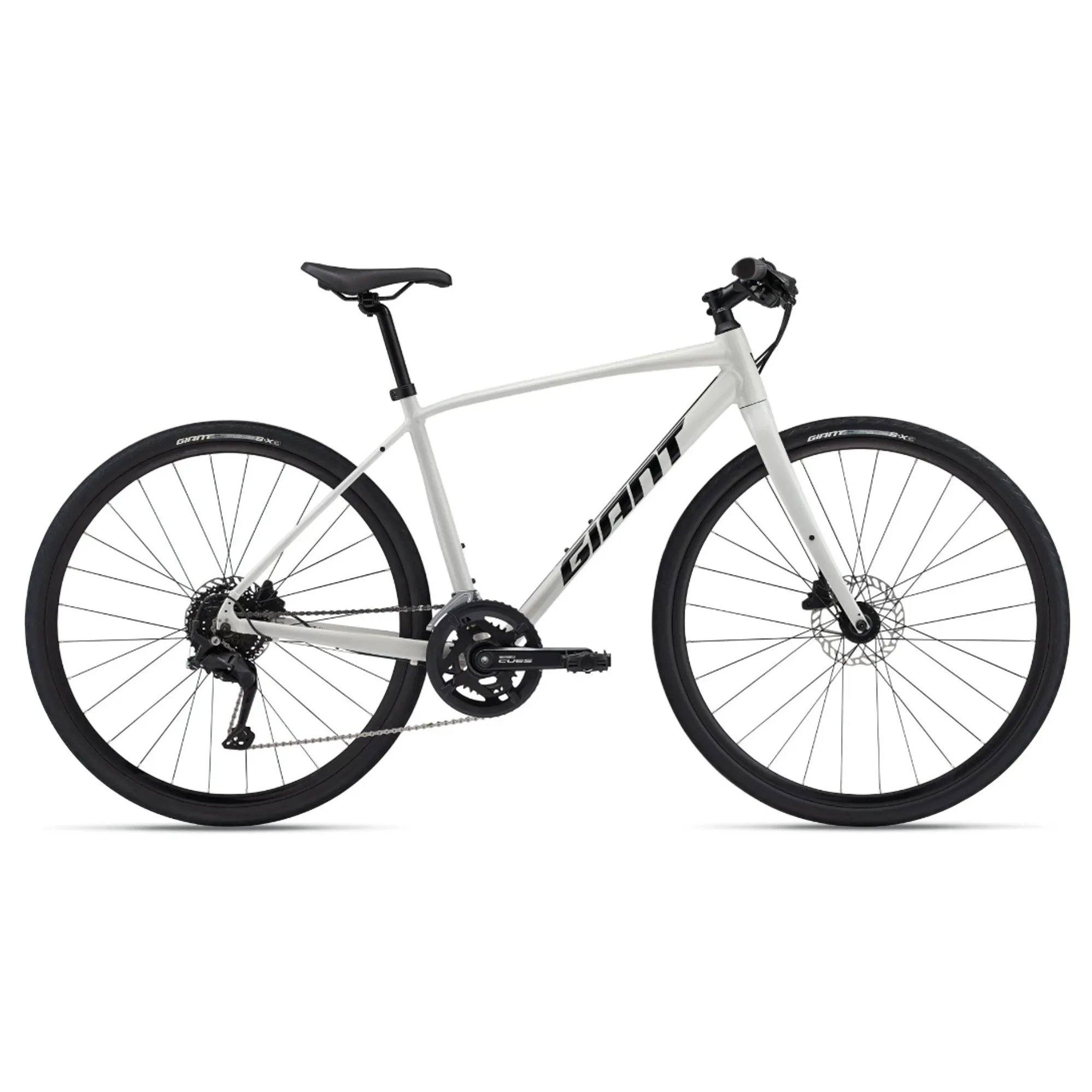 2024 Giant Escape 1 Disc Hybrid Bike in Medium Snow Drift 2024 Giant Escape 1 Disc Hybrid Bike in Medium Snow Drift