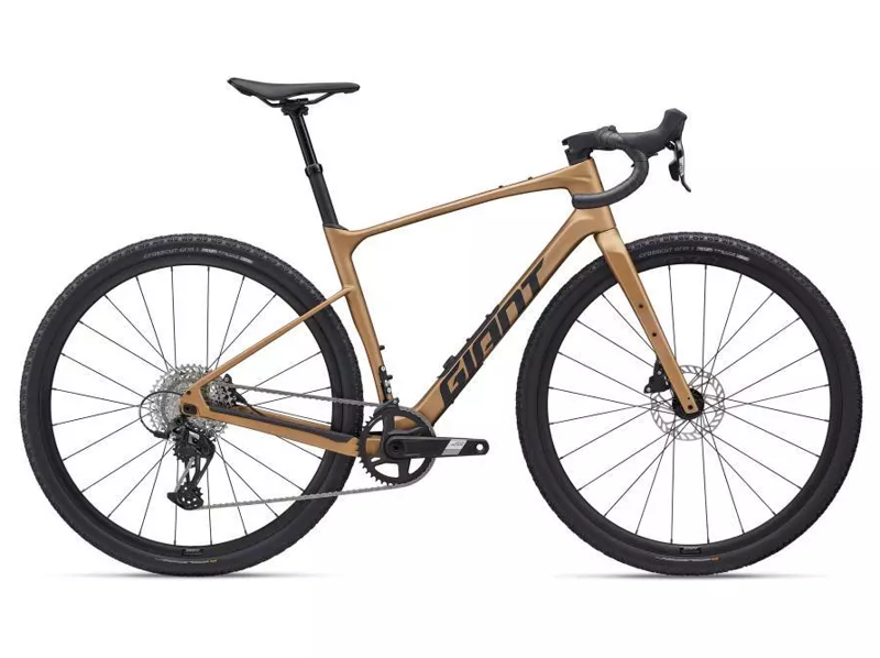 One Off 2025 Giant Revolt Advanced 1 Gravel Bike in Medium Gold-1
