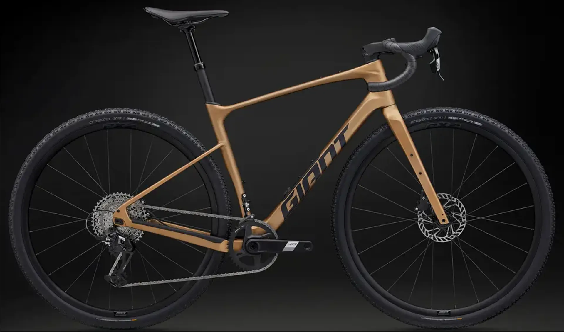2025 Giant Revolt Advanced 1 Gravel Bike in Medium Matte Gold