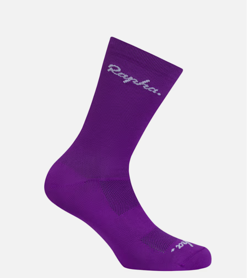 Rapha Logo Socks Ultraviolet/White