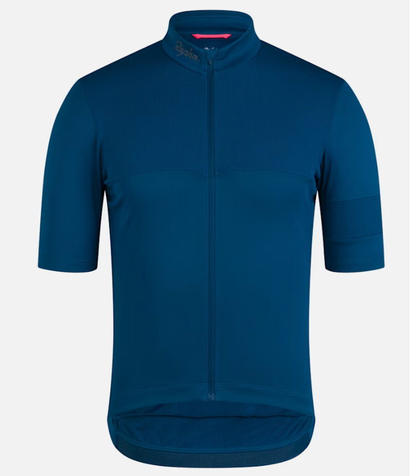 Rapha Men's Brevet Element Jersey Jewelled Blue/Dark Navy Medium