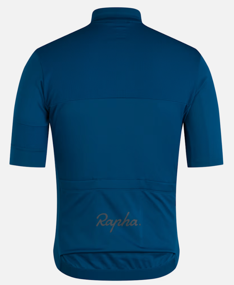 Rapha Men's Brevet Element Jersey Jewelled Blue/Dark Navy Medium-1