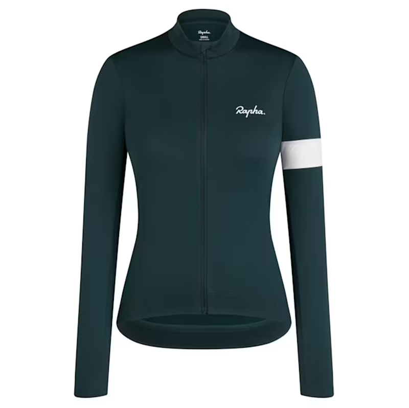 Rapha Women's Core Thermal Long Sleeve Jersey Forest Green Medium
