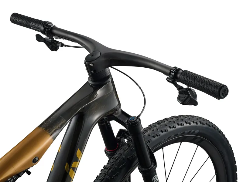 2026 Liv Pique Advanced SL 0 Mountain Bike in Raw Carbon/Steampunk-4